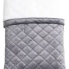 Decke "Velvet" in Grau - (L)100 x (B)75 cm