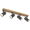 Deckenleuchte in Grau/ Hellbraun - (L)56 x (B)6 x (H)12 cm