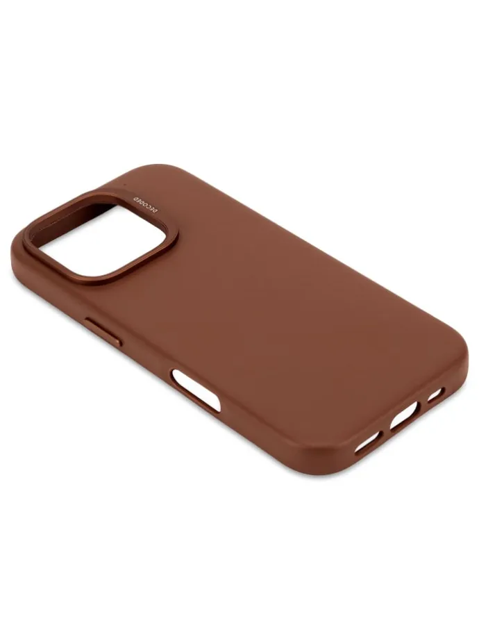 Decoded Leather Case, Cover, Apple, iPhone 16 Pro, 16 cm (6.3"), Braun