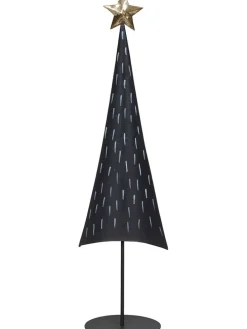 Dekofigur "Baum" in Schwarz - (B)13 x (H)49 cm