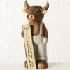 Dekofigur "Buffi" in Braun - (H)50,5 cm