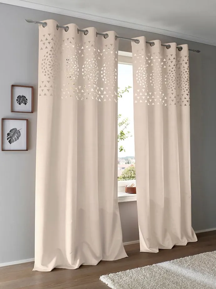 Dekoschal in Beige