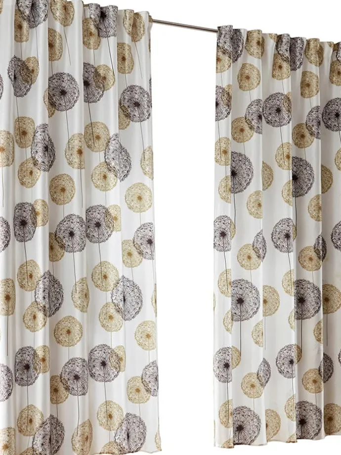 Dekoschal in Creme/ Braun