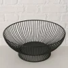 Dekoschale "Balu" in Schwarz - (H)10 x Ø 25,4 cm