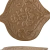 Dekoschale "Lizz" in Hellbraun - (L)18 cm