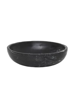 Dekoschale "Loop" in Schwarz - Ø 28 cm