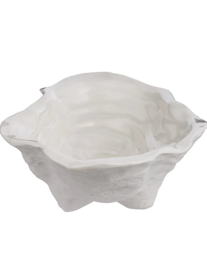 Deko-Schale OYSTER in Weiß