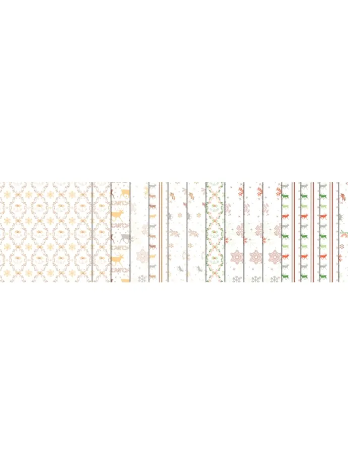 Design Paper Pack, Classic Christmas, 190g, 15x15cm, 30 Blatt - ab 3 Jahren