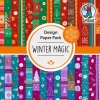Design Paper Pack, Winter Magic, 190g, 15x15cm, 30 Blatt - ab 3 Jahren