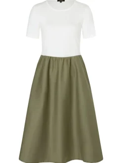 Deux- Piece Kleid in tundra olive