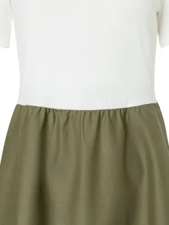 Deux- Piece Kleid in tundra olive