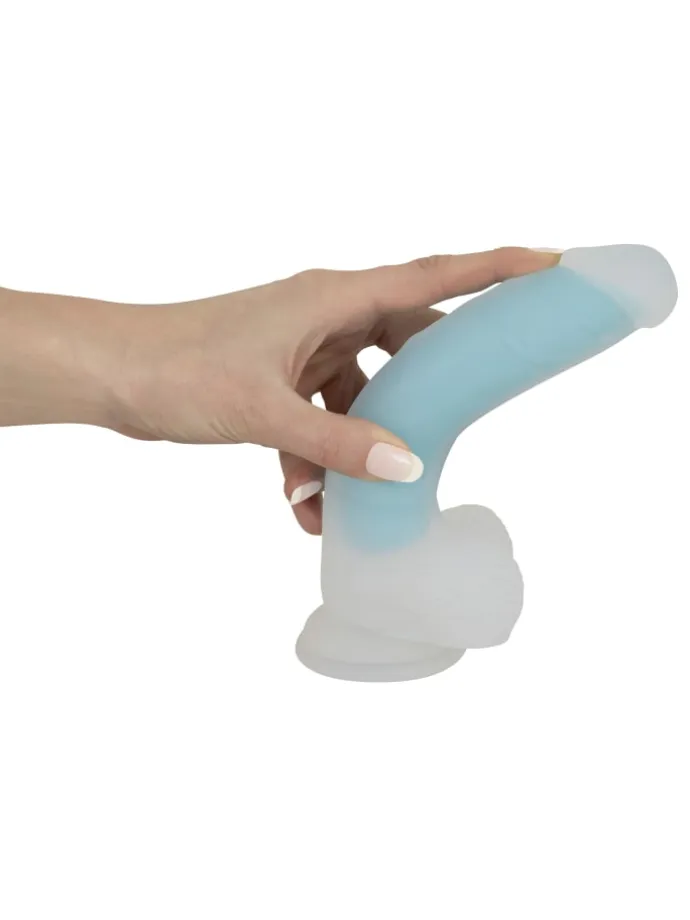 Dildo Glow in the Dark in transparent