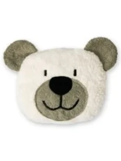 Dinkel-Bio-Wärmekissen, Teddy, GOTS, Made in Germany, Größe ca. 20 x 20 cm