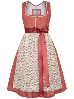 Dirndl ''Amy'' in Rot/ Creme
