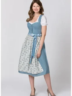 Dirndl ''Edonita'' in Hellblau