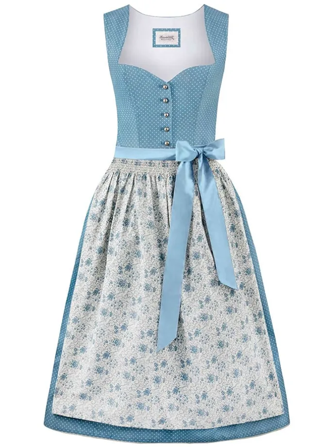 Dirndl ''Edonita'' in Hellblau