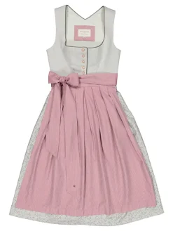 Dirndl "Florin" in Hellgrau/ Rosa