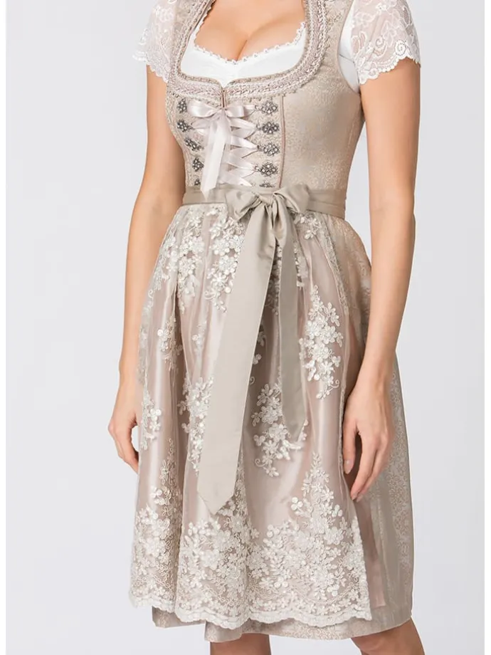 Dirndl "Gabrielle" in Beige