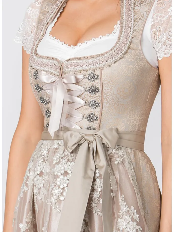 Dirndl "Gabrielle" in Beige