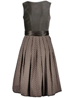 Dirndl in Anthrazit/ Taupe