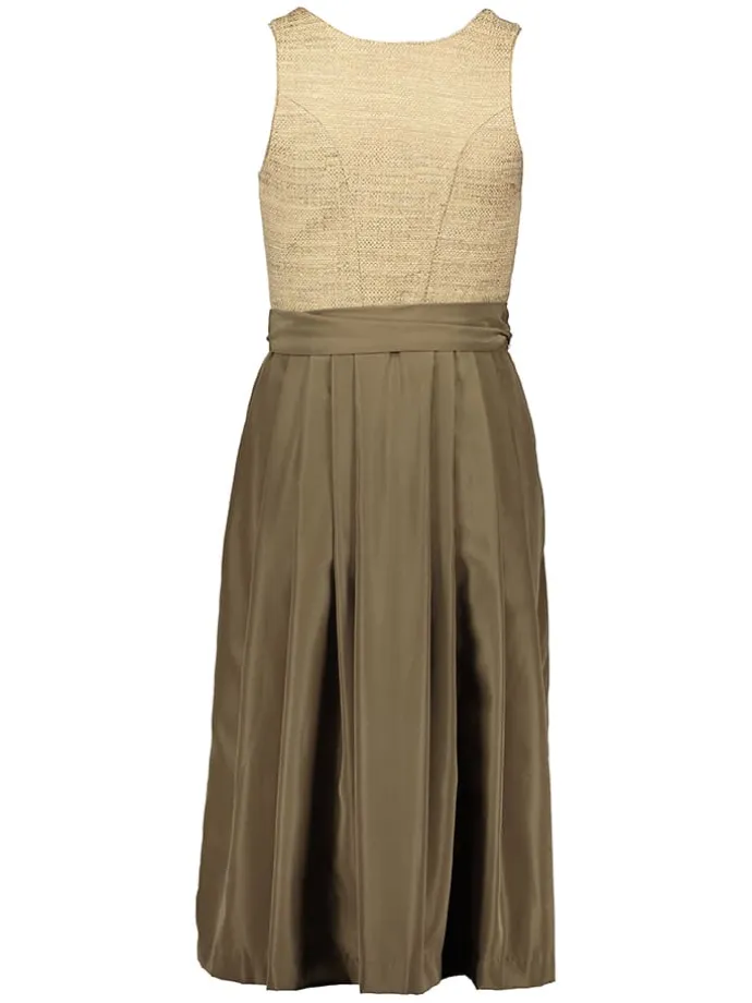 Dirndl in Beige/ Braun