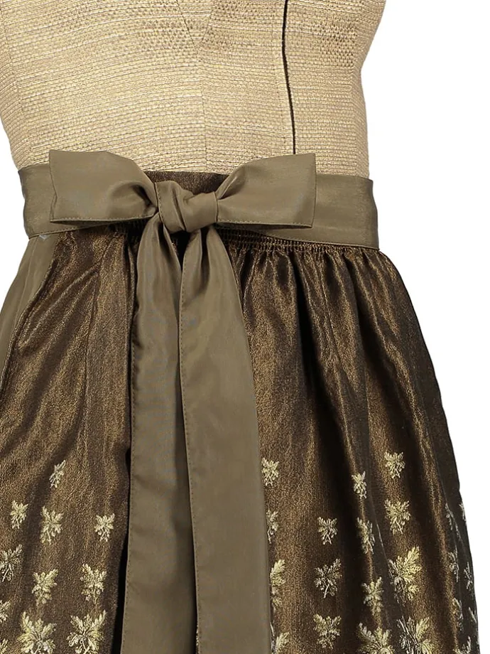 Dirndl in Beige/ Braun