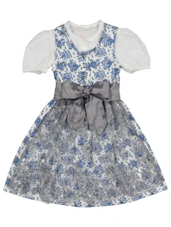 Dirndl in Blau/ Weiß