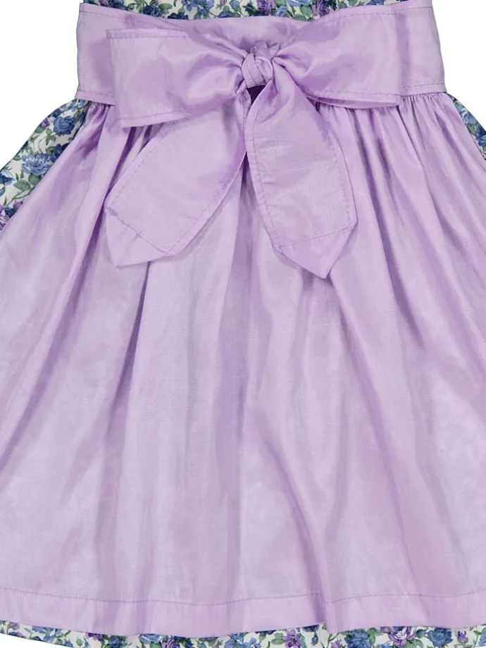 Dirndl in Blau/ Weiß/ Flieder