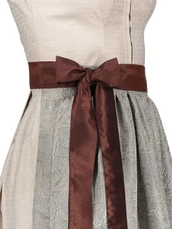 Dirndl in Creme/ Hellgrau