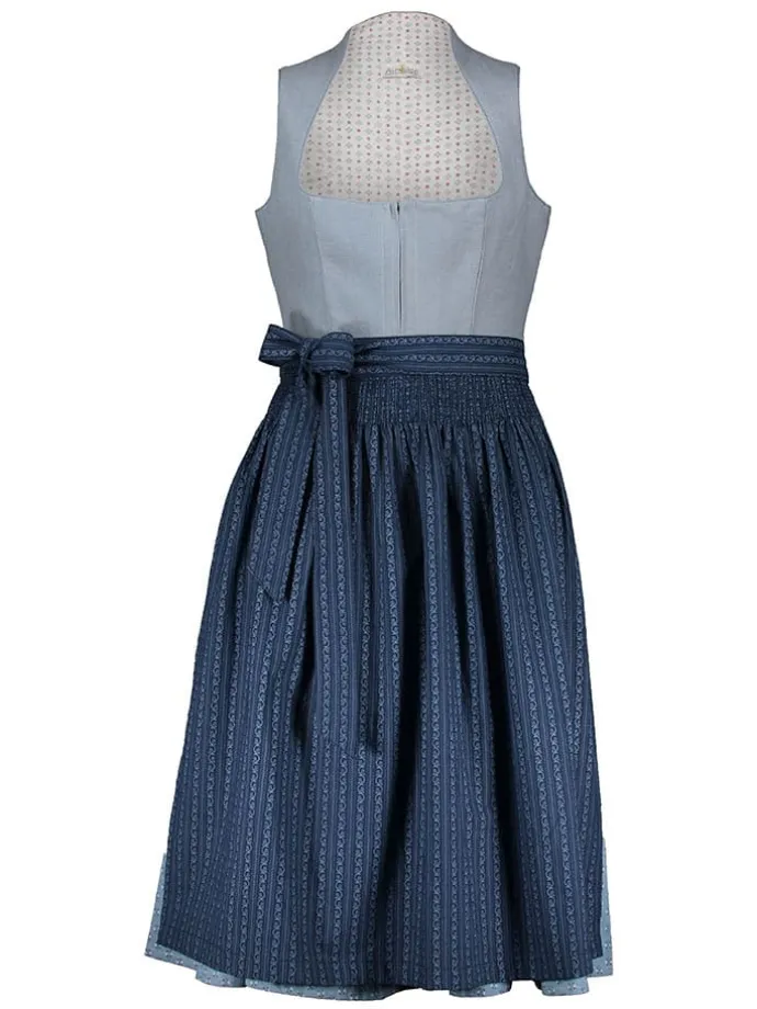 Dirndl in Dunkelblau/ Blau