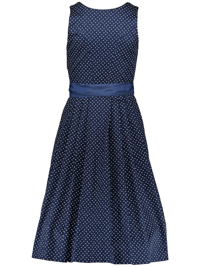 Dirndl in Dunkelblau/ Hellblau