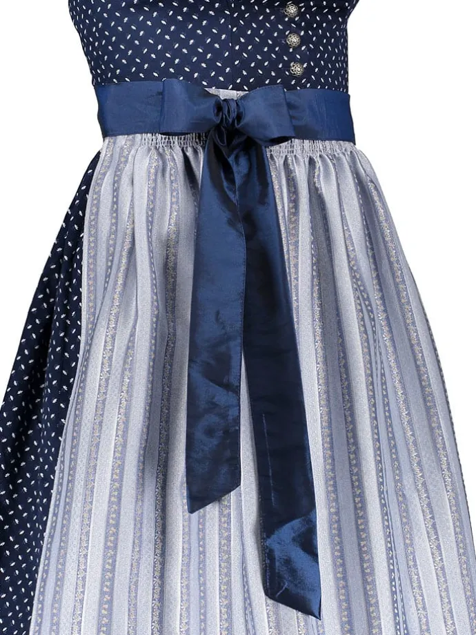 Dirndl in Dunkelblau/ Hellblau