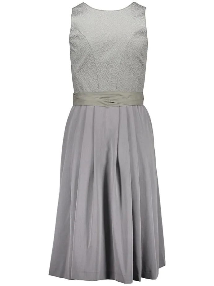 Dirndl in Grau/ Grün
