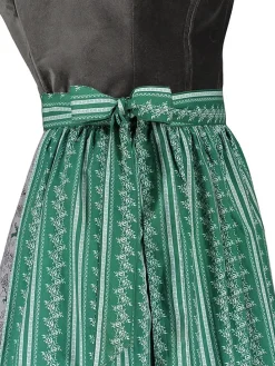 Dirndl in Grau/ Grün