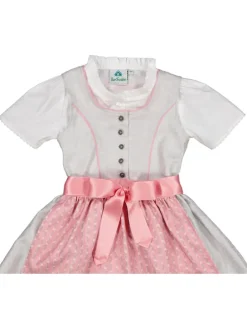 Dirndl in Grau/ Rosa