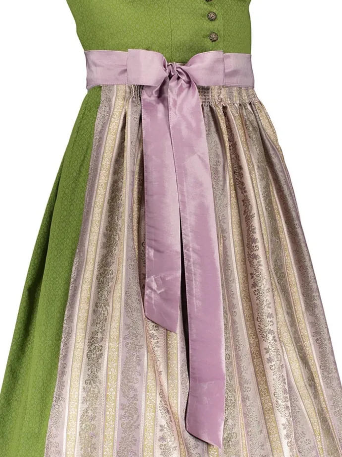 Dirndl in Grün/ Beige