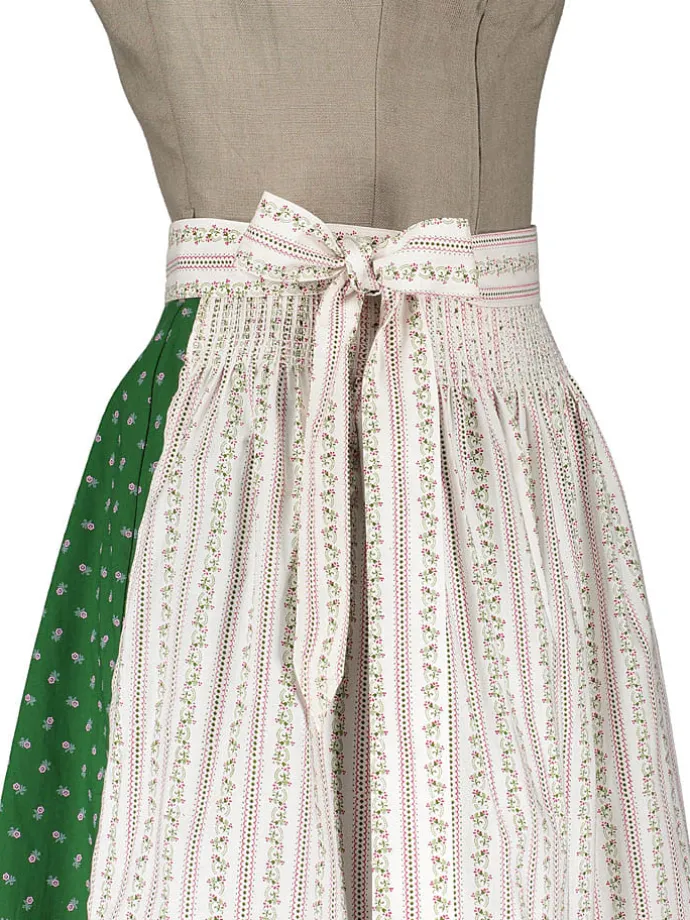 Dirndl in Grün/ Beige