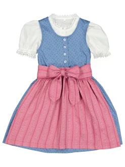 Dirndl in Hellblau/ Pink