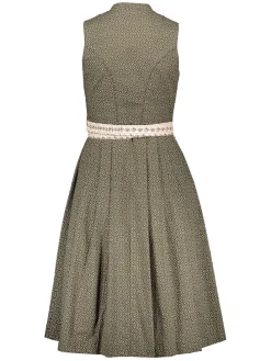 Dirndl in Khaki/ Creme