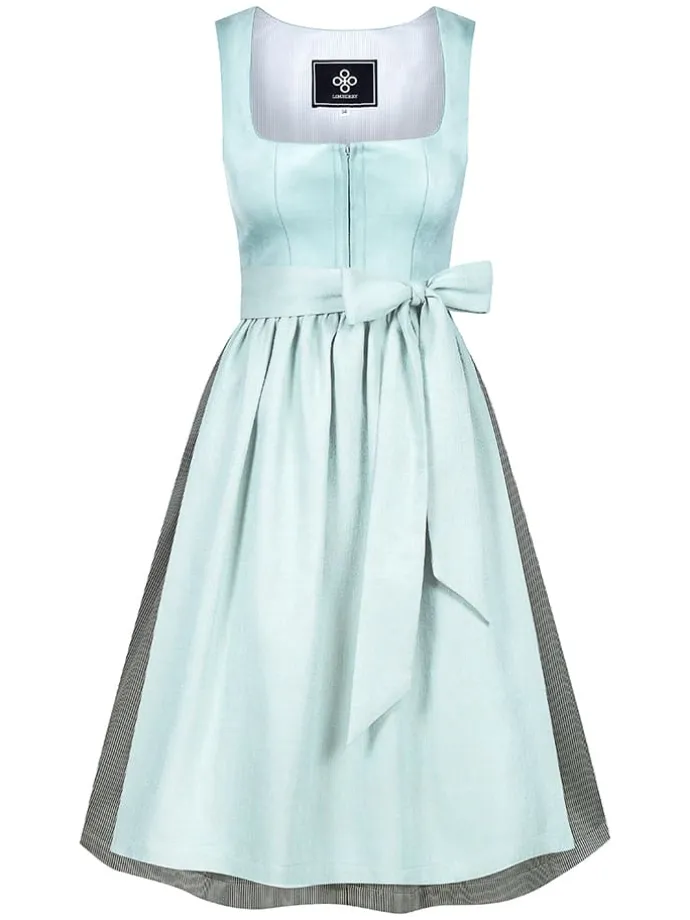 Dirndl in Mint/ Grau