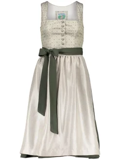 Dirndl in Oliv/ Beige