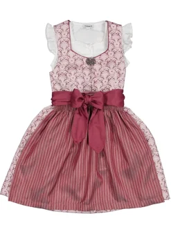 Dirndl in Rot/ Weiß