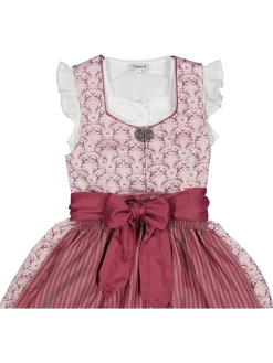 Dirndl in Rot/ Weiß