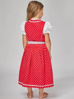 Dirndl in Rot/ Weiß
