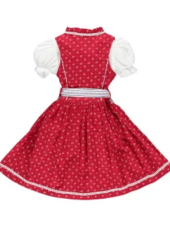 Dirndl in Rot/ Weiß
