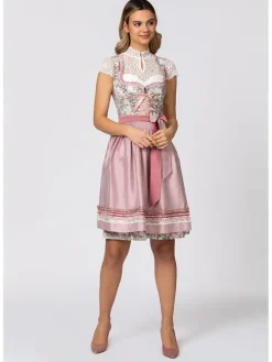 Dirndl "Jolie" in Mint/ Rosa