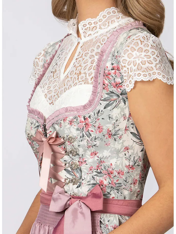 Dirndl "Jolie" in Mint/ Rosa