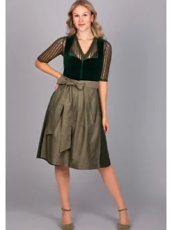 Dirndl "Livia" in Dunkelgrün