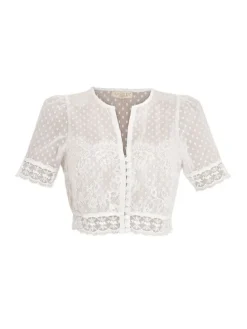 Dirndlbluse 214666 in ecru
