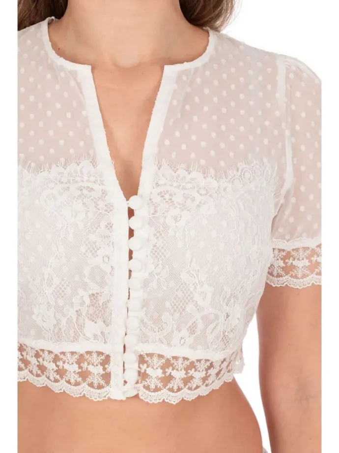 Dirndlbluse 214666 in ecru